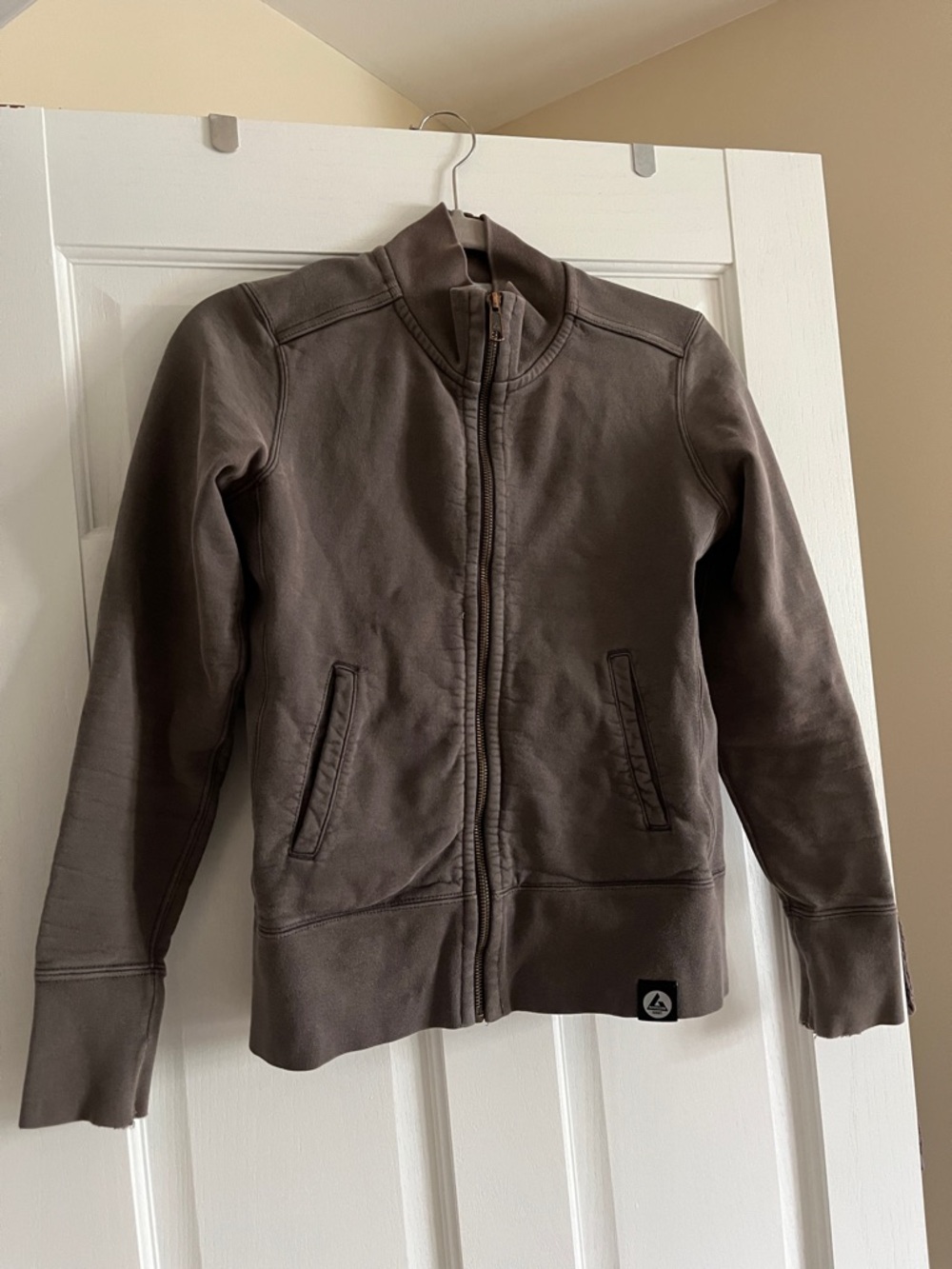 American Giant Girls Brown Full-Zip Puffer Jacket